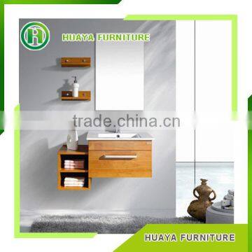 wall-mounted modern wooden bathroom vanity cabinets