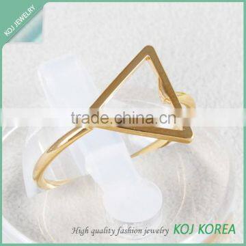 KR-645 triangle shaped simple adjustable ring accessories