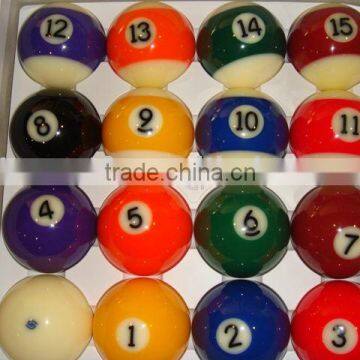 billiards ball and pool ball