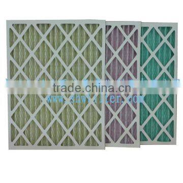 foldaway synthetic fiber pleated filter