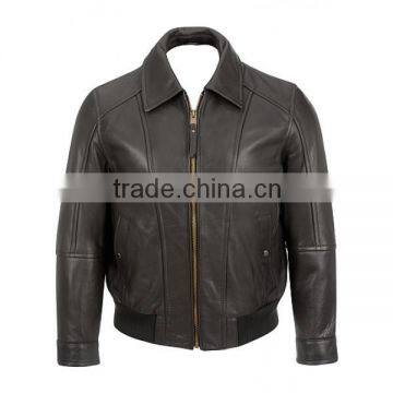Brand Men's Leather Bomber Jacket Made In pakistan