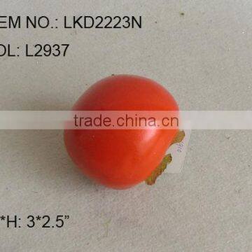 2014Artificial Fake Fruits 3*2.5 Inch Artificial Polyfoam Tomato House Decoration