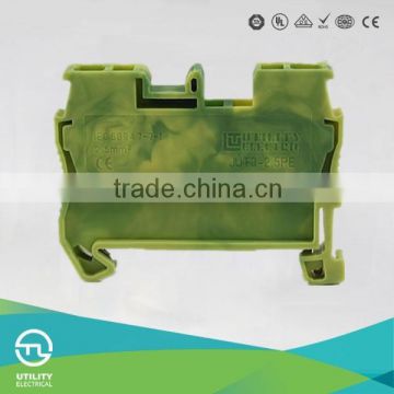 31A Mount Spring Grounding Type 24-12AWG Electric Terminal Blocks