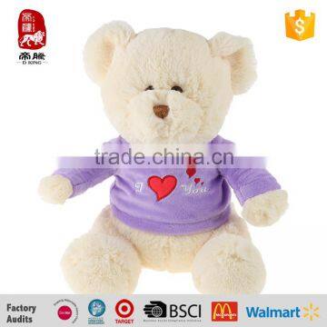 Plush Stuffed Plush Soft Valentines Teddy Bear With Heart China Yangzhou Manufacture Customize Wholesale photo-4