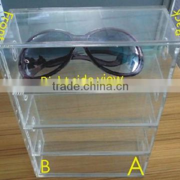 plastic eyeglasses display box sunglasses showcase eyeware box