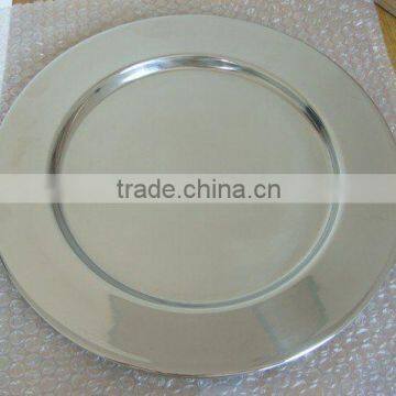 stainless steel candy round plate