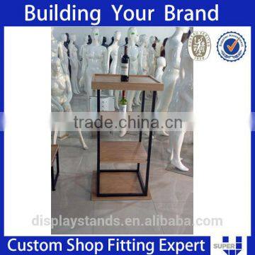 2016 Special Design Mdf Wooden Beer Rack Display Shelf
