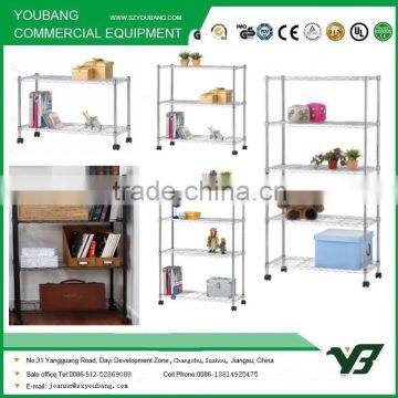 Commercial Adjustable Chrome Metal Wire Shelf Rack , 15 Years Factory photo-2