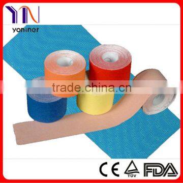 Color kinesiology tape 5cm manufacturer CE FDA certificated