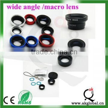 wide angle and macro lens for iphone6 plus smartphone lens