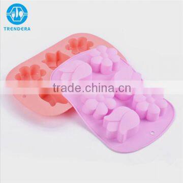 Silicon Flower Shapes Lotus Cake Mold photo-4