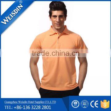 Promotion Guangzhou Stretch V Neck Tee cotton mens striped oem polo shirt short sleeve white