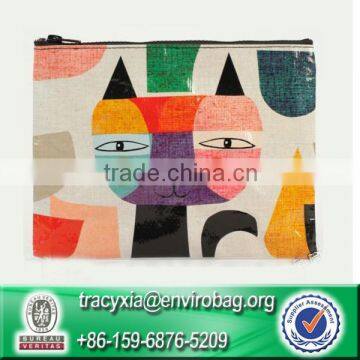 Custom cheap cute PP Woven makeup bags