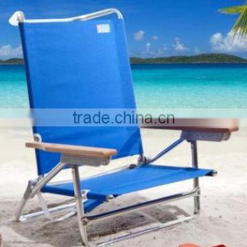 Blue Deluxe Sand Beach Chair