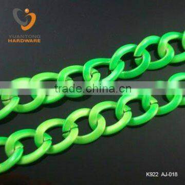 3.4-3.6mm matt green color chain