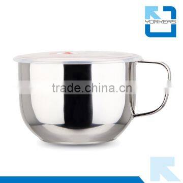 Delicate and thermal stainless steel noodles cup