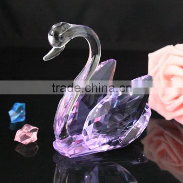 wedding use wholesale beautiful crystal swans