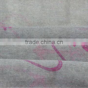 Heart Printed Orange Color Women Muslim Head Scarf photo-5