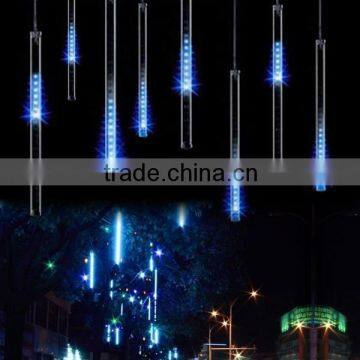 colorful SMD2835 5050 72L 30cm 50cm 80cm100cm led meteor shower tree decorative light led meteor shower light for christmas