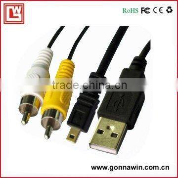 usb camera cable with rca for nikon