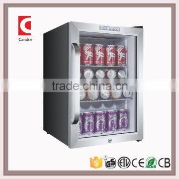 Electric commercial Led display fridge Retail Beverager cooler of JC-62E