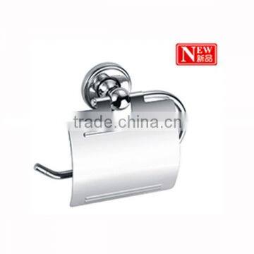 Hotel bathroom design satin finished metal sanitary waterproof wall mounted tissue holder