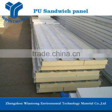 Color steel PU sandwich panel for wall