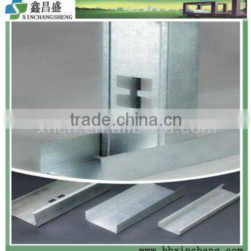 Galvanized profile for gypsum ceiling decoration