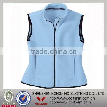 Manufacture of polar fleece vest