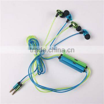 China Factory Wired EL Eaphone With EL Light, Stereo Earphones for IPhone/HTC/Huawei/Android Phone With Mic photo-2
