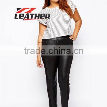 2014 women tight pants lady sexy PONTE LEOPARD HIGH WAIST ZIPPER PANEL PANTS LEATHER legging pants OEM cheap price