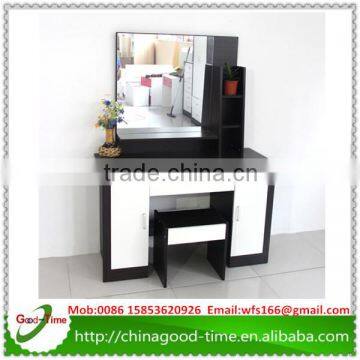 KD design DIY dressing table,dressing table with mirror and stool