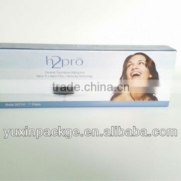 flate paper box for hair extention package