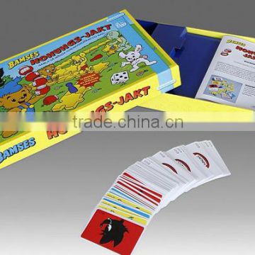 Free sample customized Children playing cartoon card and box printing