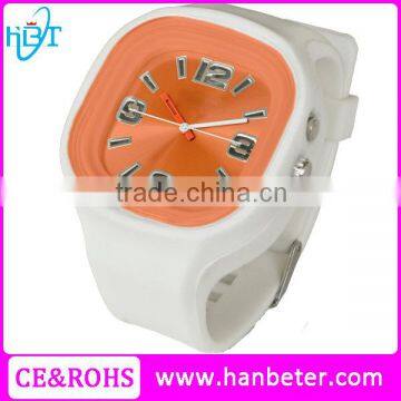 Newest style fashion jelly watch vogue watches men with japan movement from hanbeter