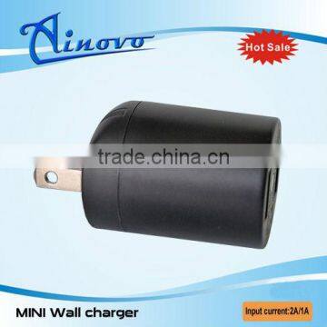 New design Dual USB 5v 2a universal adapter