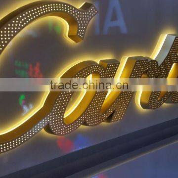 Waterproof Outdoor Advertising RGB Led Lighting Backlit Metal Letter Signs photo-2