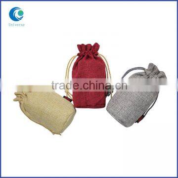 Jute Dyeing Cup Bag Sale Bottle Packing Bags Made In China For Wholesale Custom