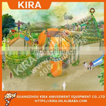 China factory biggest commercial indoor playground with rope course