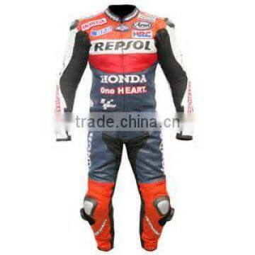 High Quality Motorbike leather suit TRI-163