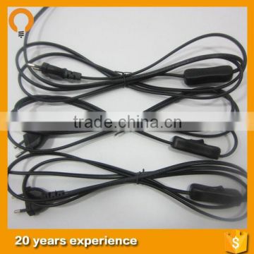 Plastic wire lamp holder,switch,european plug adaptor European plug line