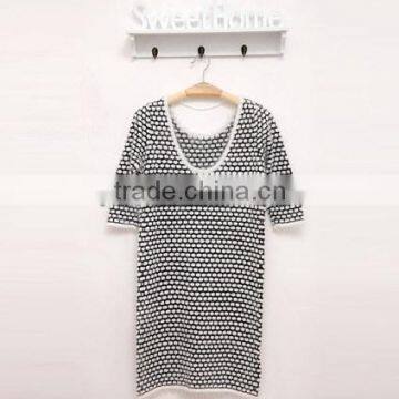 lady's summer short sleeve knitwear