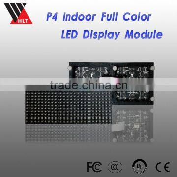 Full Color Indoor P4 LED Sreen Module Real Pixel Advertising Display P4 Indoor Full Color Video Module Cabinet Led Display