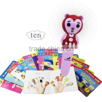 Red fluorescent girl toys electronics for Learning English