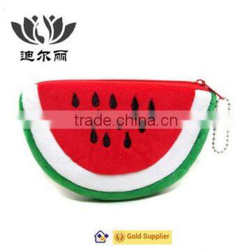 watermelon plush coin purse soft plush coin purse fruit shaped coin purse                        
                                                Quality Choice