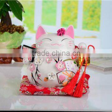 Wholesale Jingdezhen Ceramic Lucky Cat Ornaments