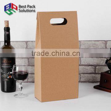 Natural Corrugated Paper Wine Bag photo-4