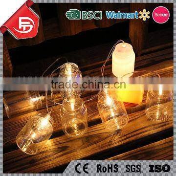 TZFEITIAN promotional wholesale festival decoration battery power Mason jar led christmas light chain