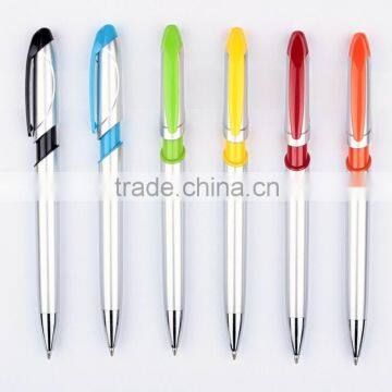 High quality ball point pens sliver color ballpoint pen