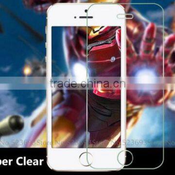 For iPhone 4 4s 2.5D Premium Tempered Glass 0.26 9H Screen Protector Toughened protective film With Retail packing